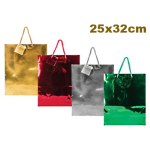 Metallic Gift Bag - Large assorted